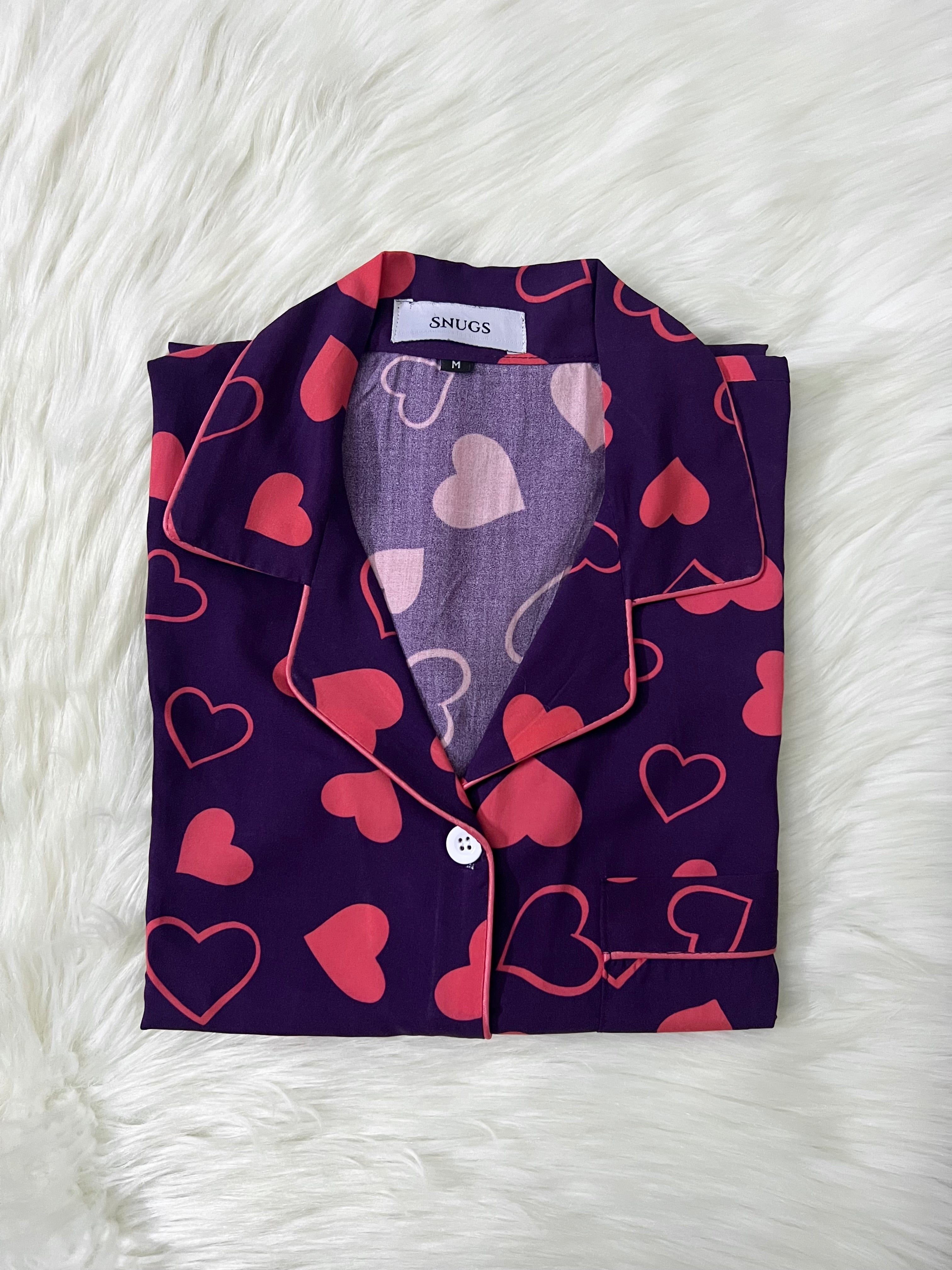 Plum Hearts Sleepwear