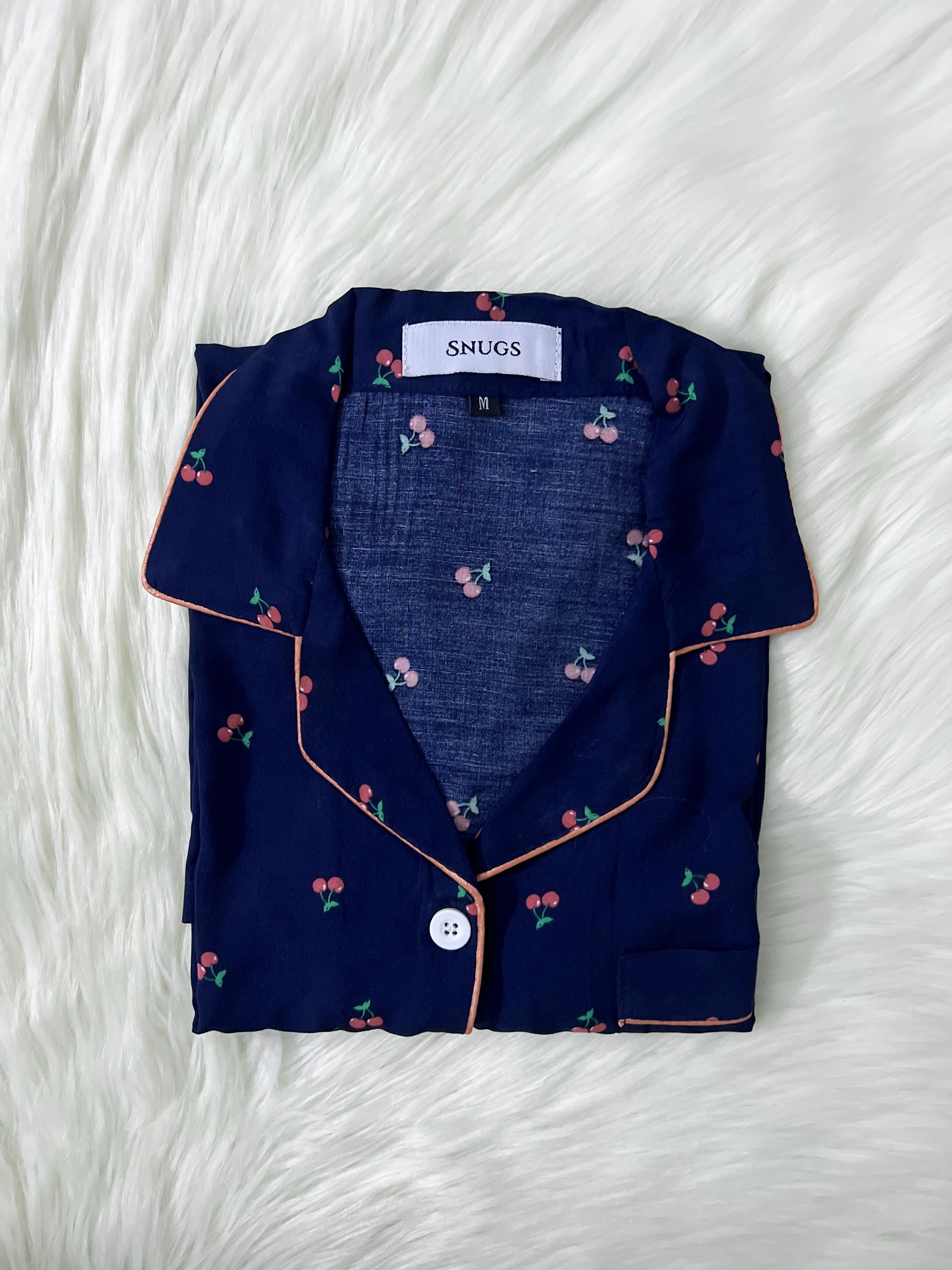 Navy Cherry Sleepwear