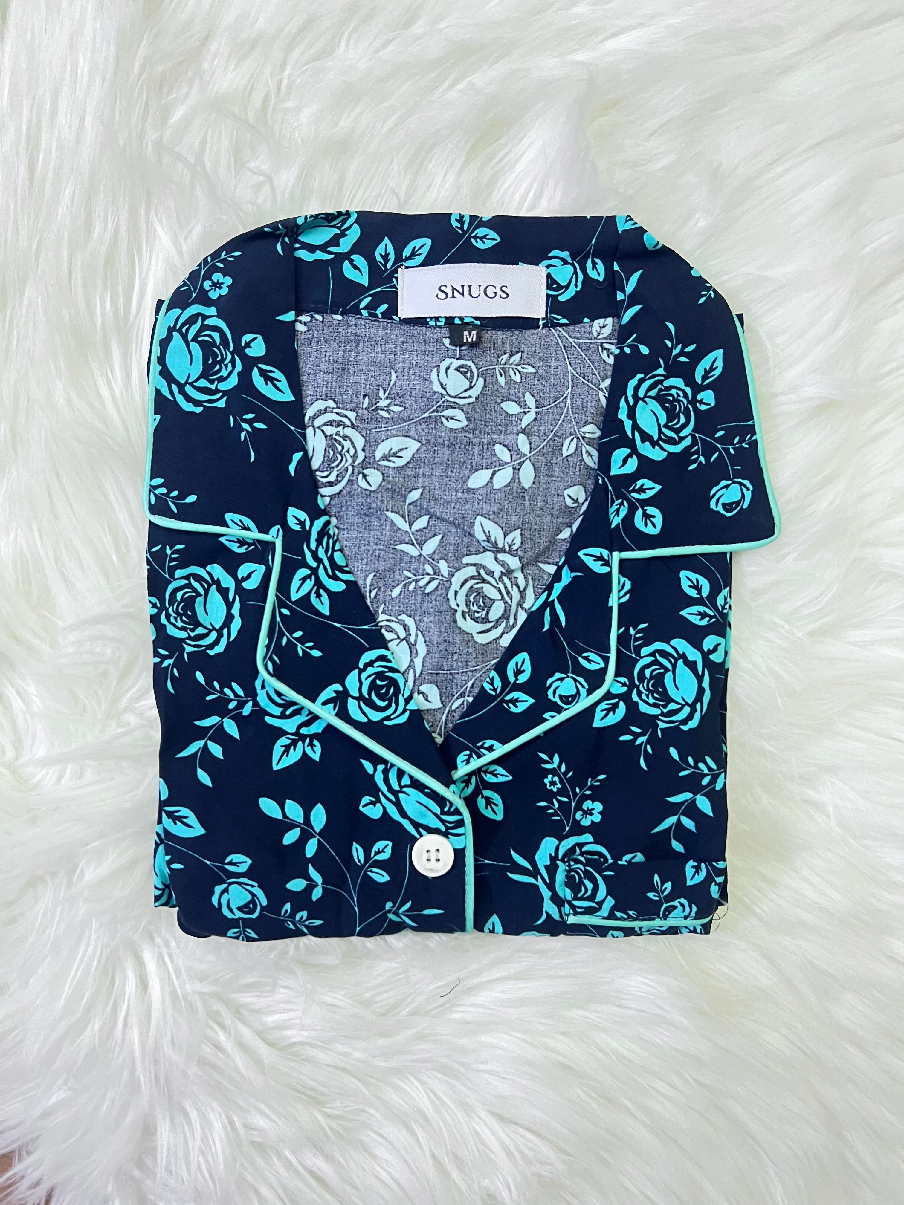 Sea Green Flora Sleepwear
