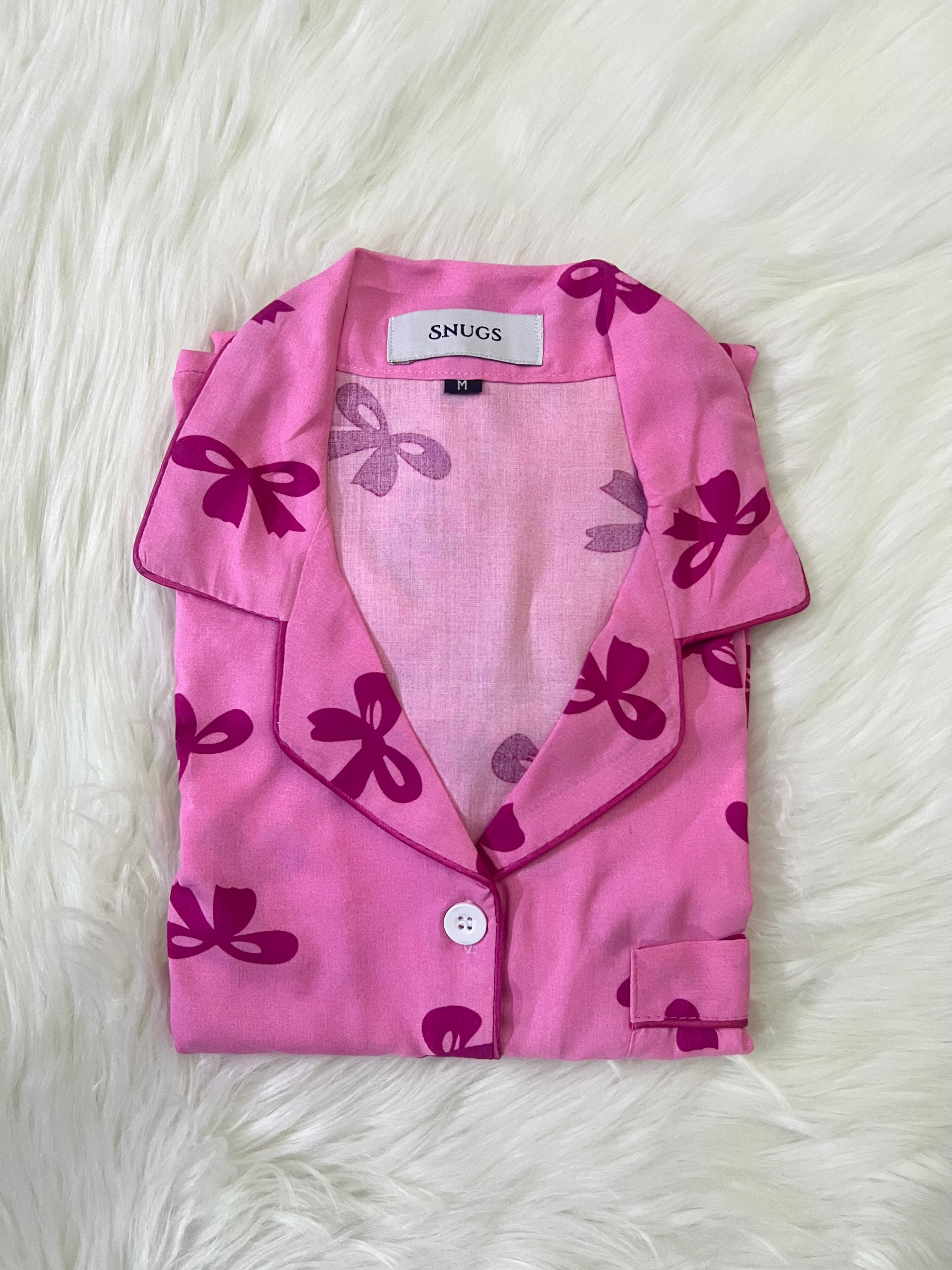 Pink Bow Sleepwear