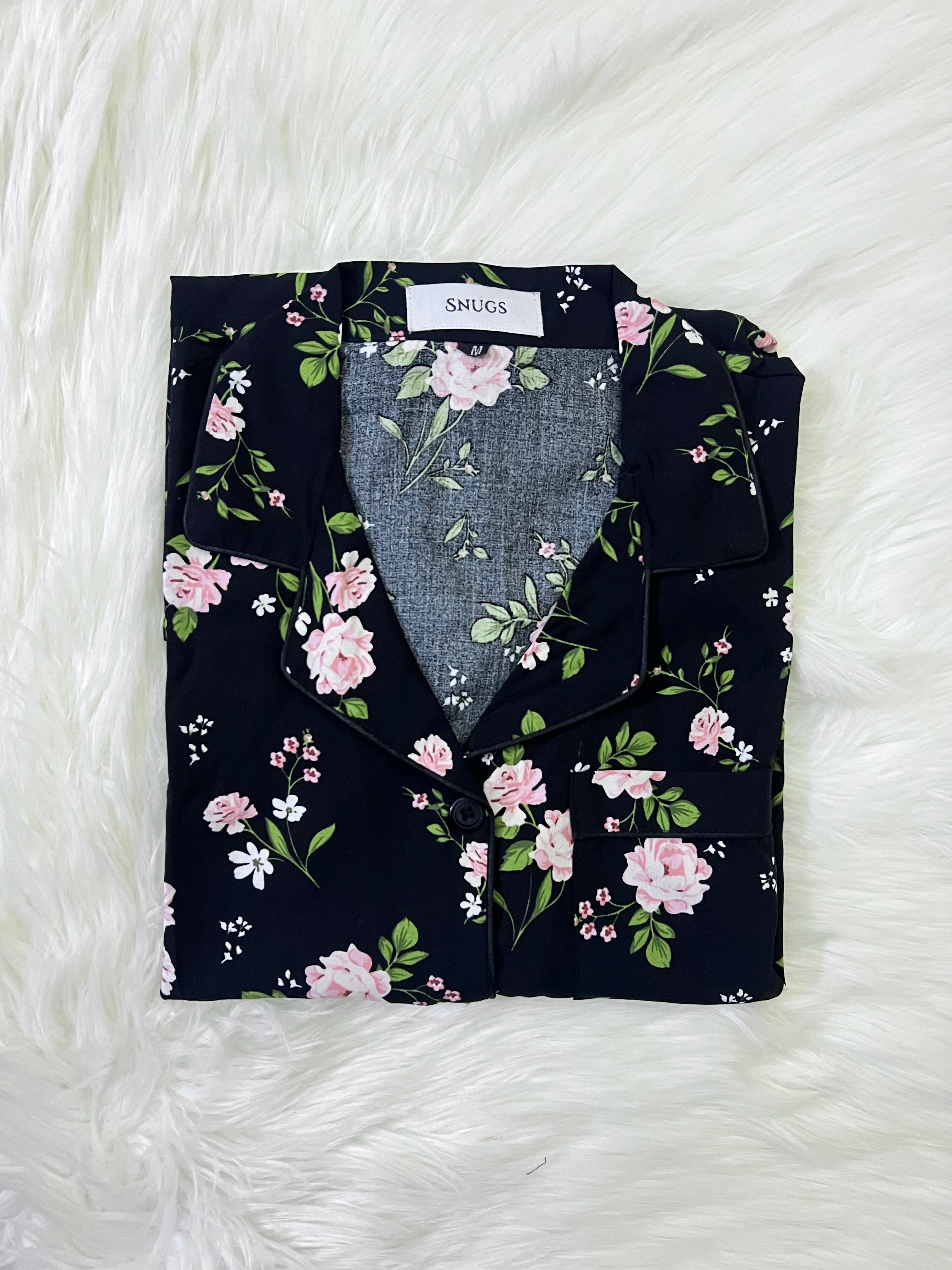 Midnight Roses Sleepwear