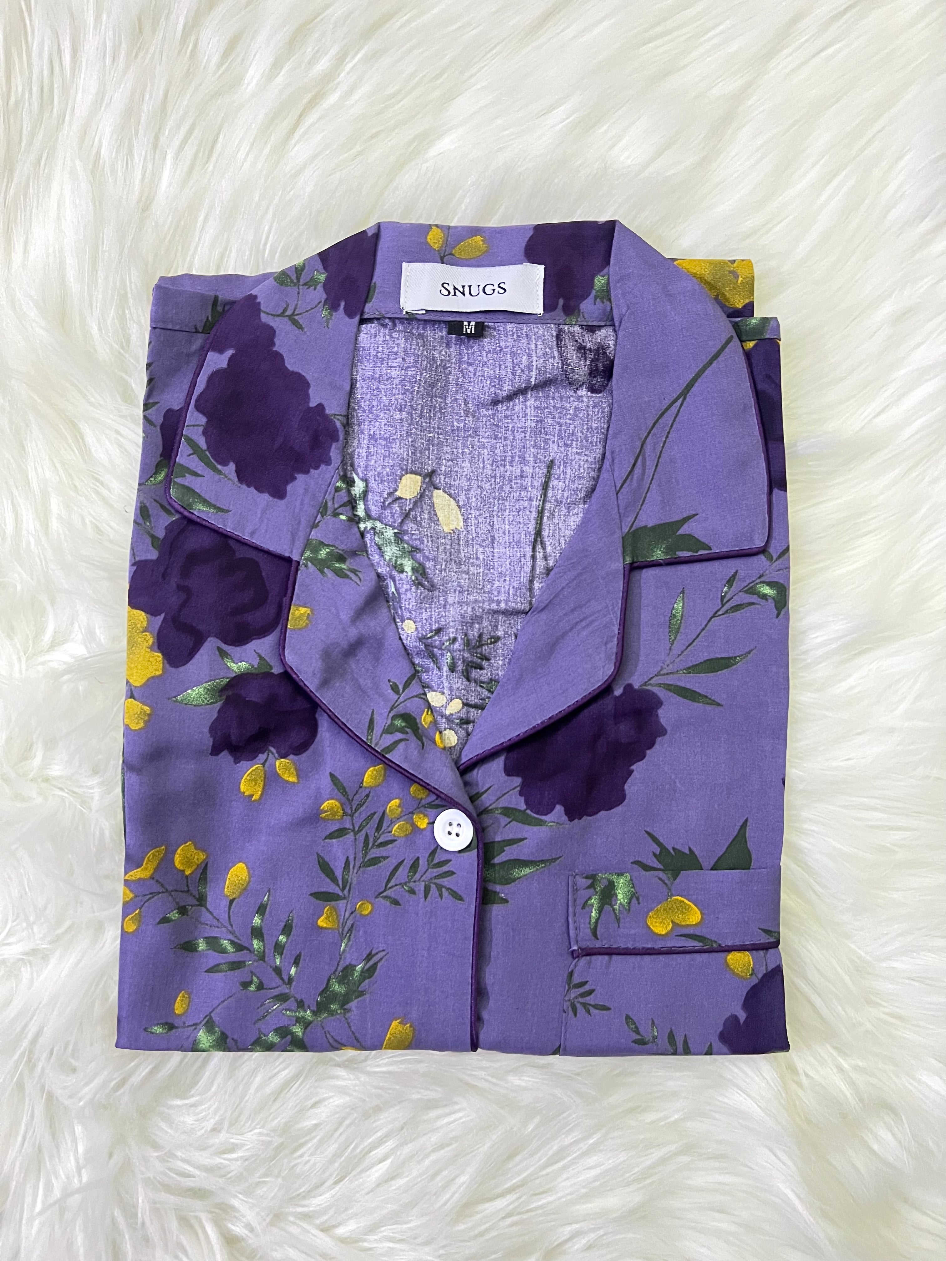 Purple Petals Sleepwear