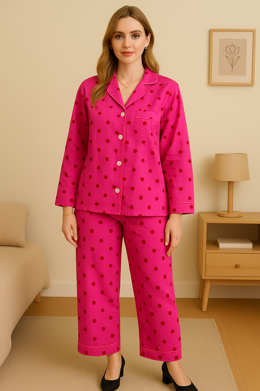 Pink Dots Sleepwear