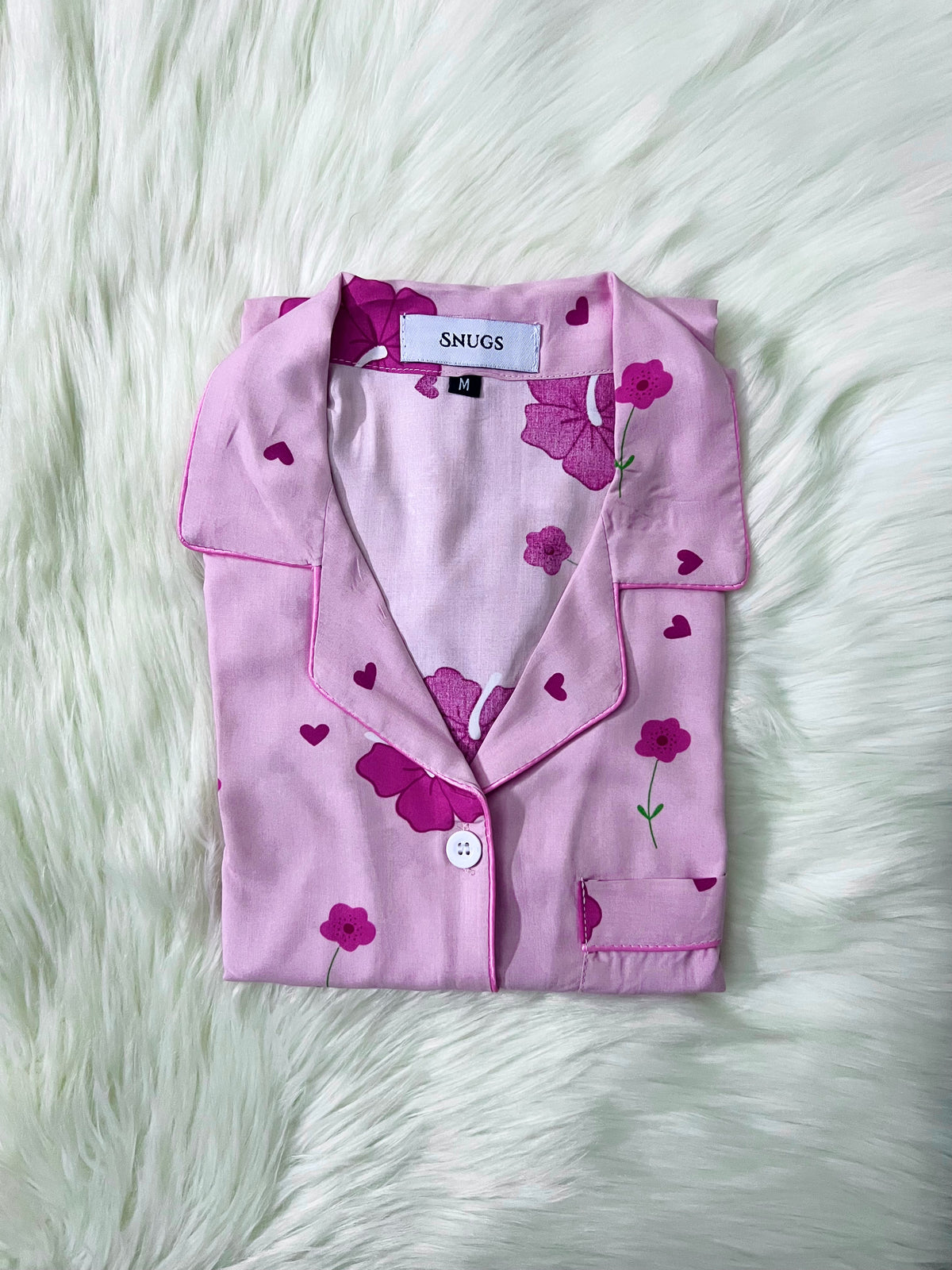 Pink Floral Sleepwear