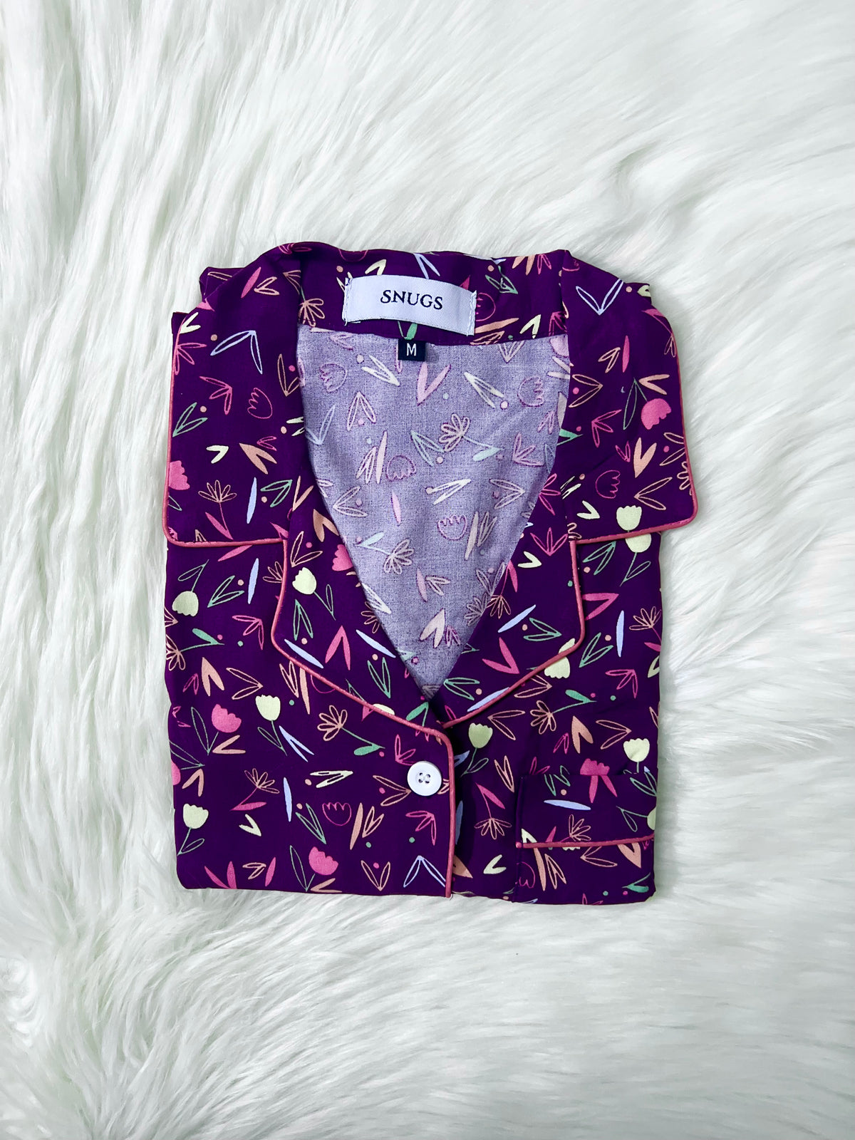 Plum Multi Floral Sleepwear