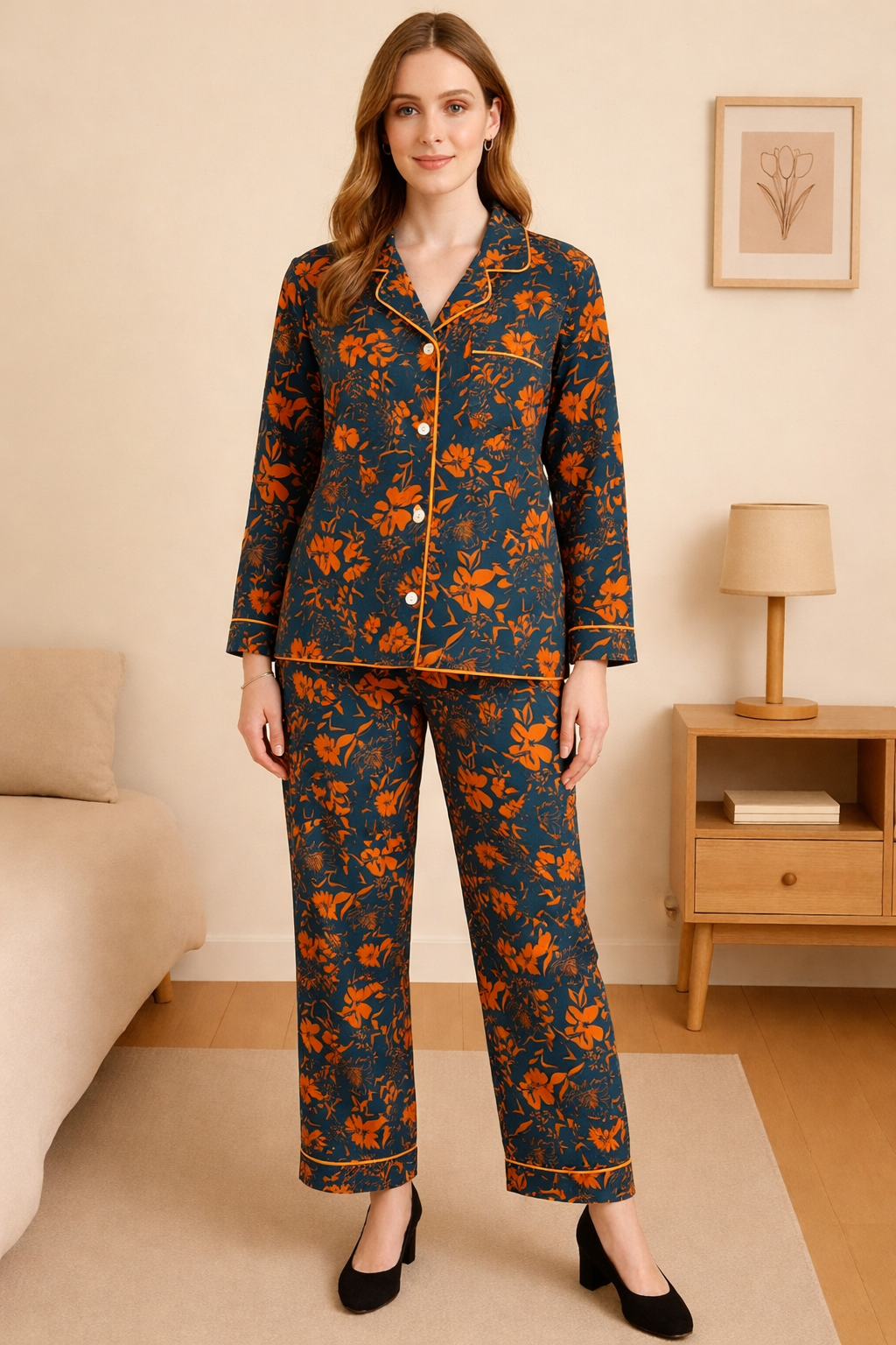 Teal Bloom Sleepwear