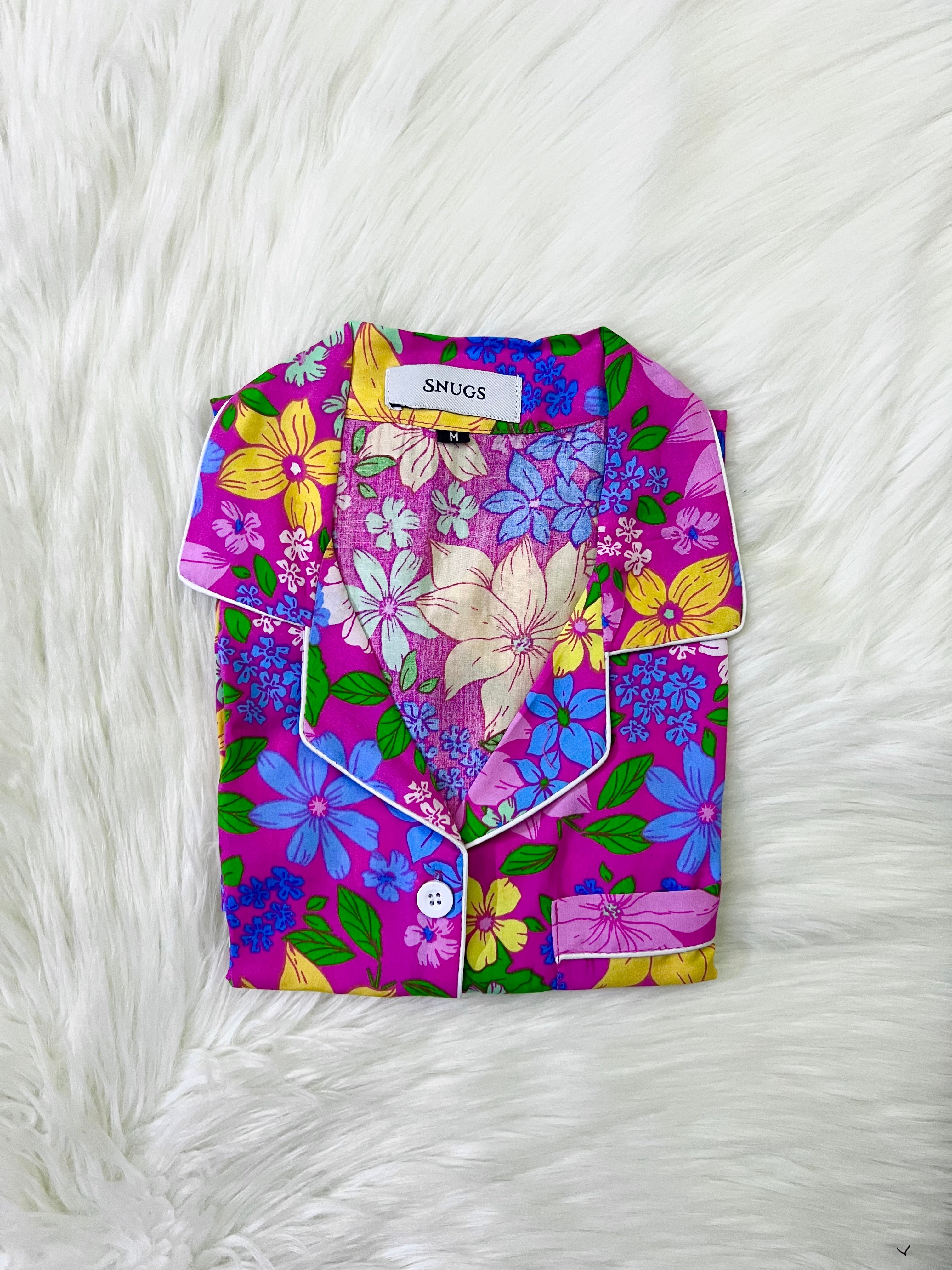 Pink Multi Flower Sleepwear