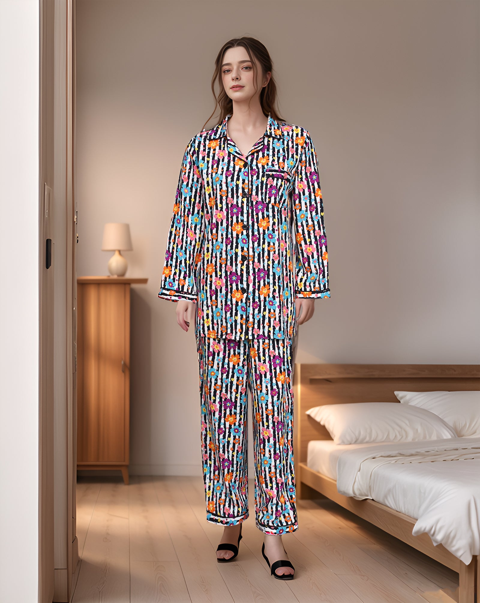 Flower Fusion Sleepwear