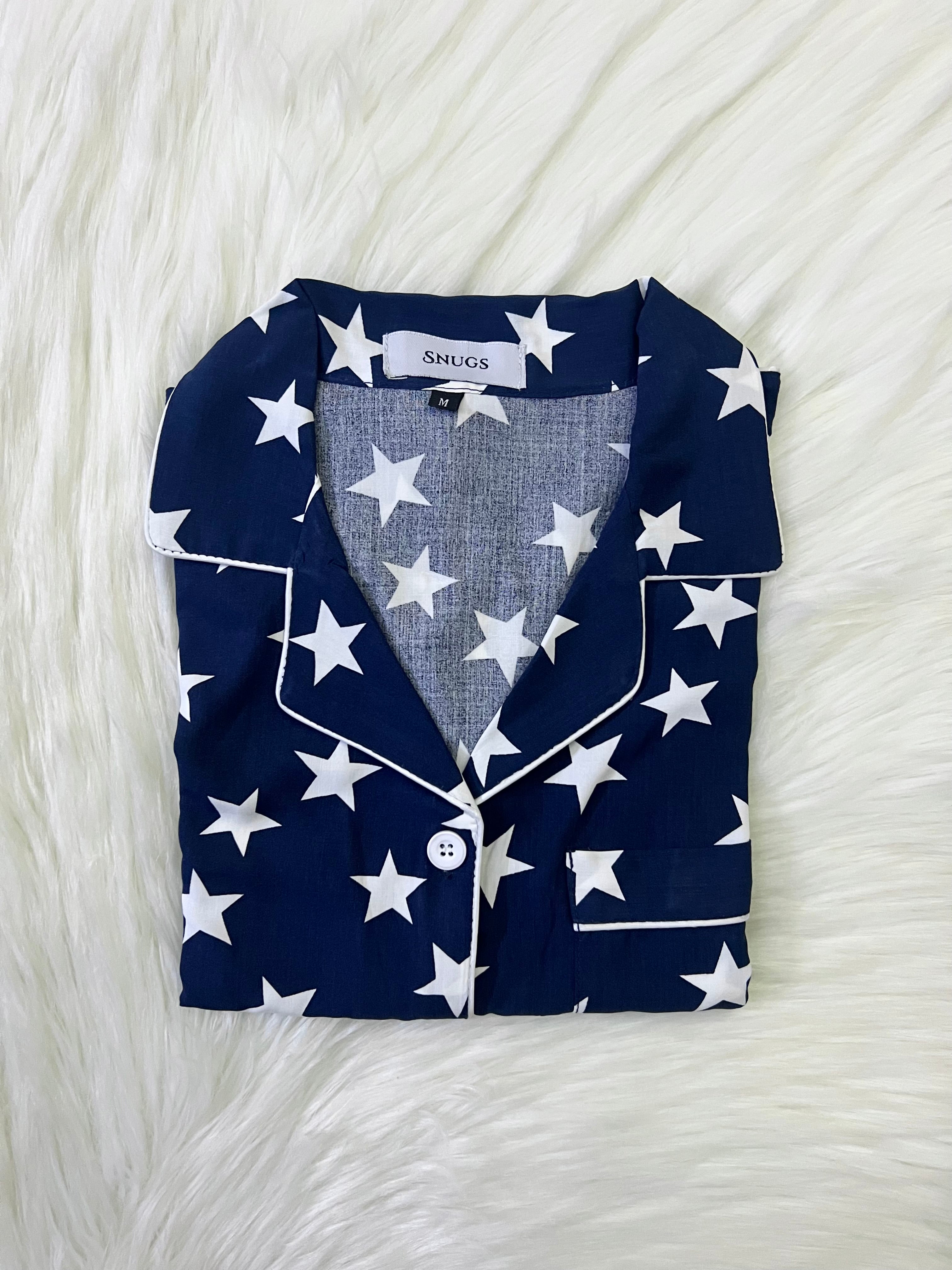 Navy Stars Sleepwear