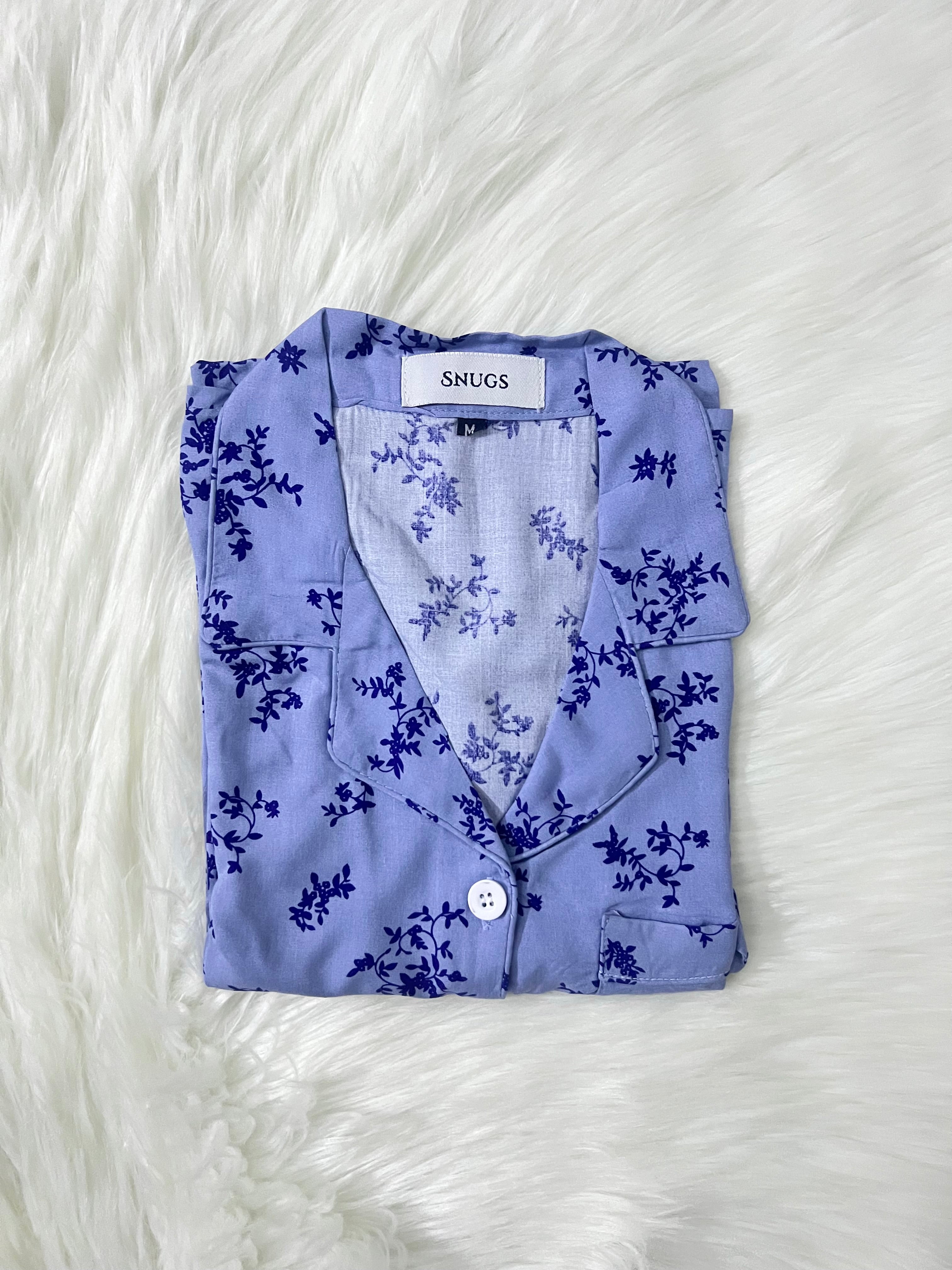 Azure Flora Sleepwear