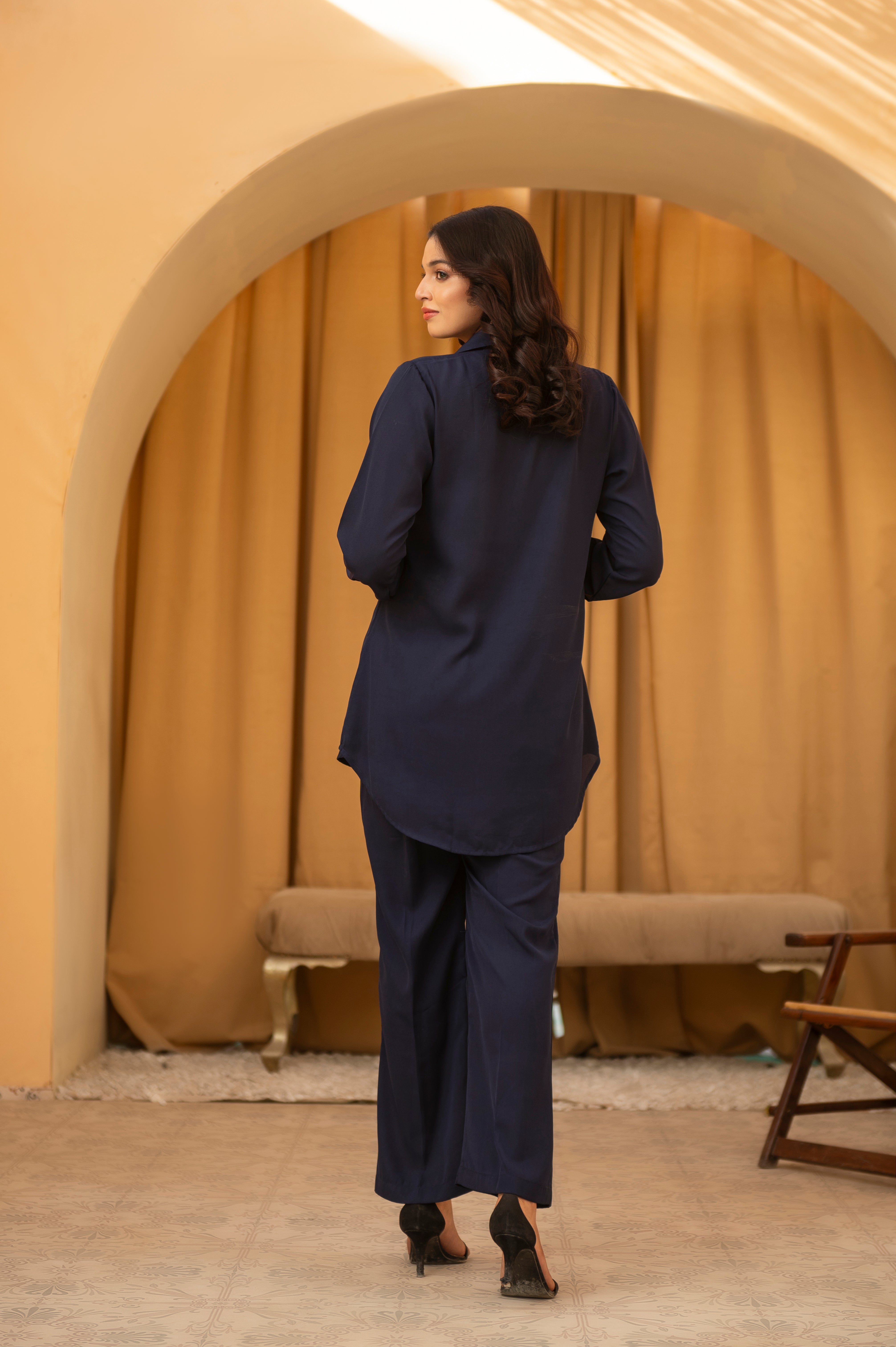 Navy Blue Co ord Set
