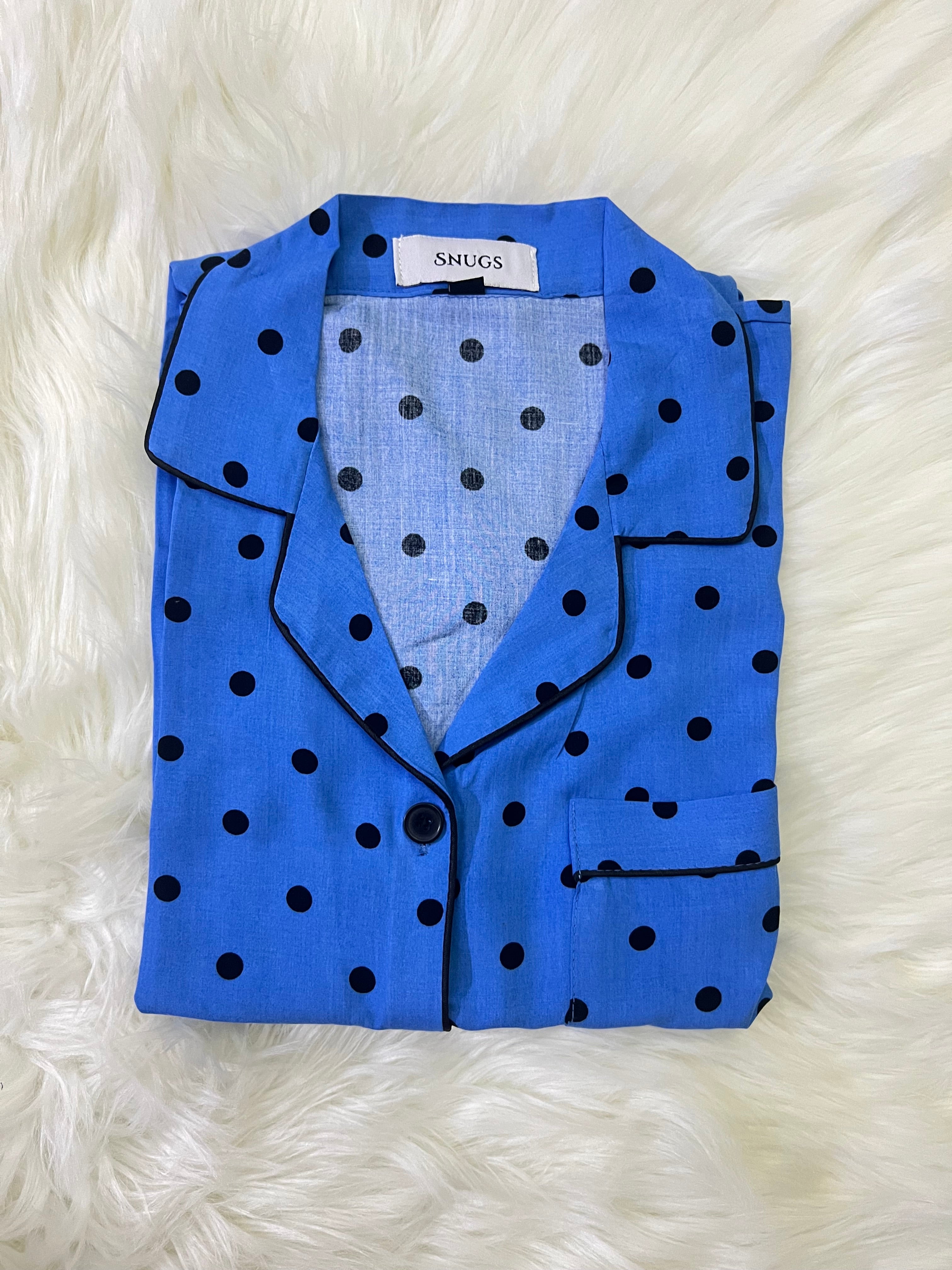Blue Dots Sleepwear