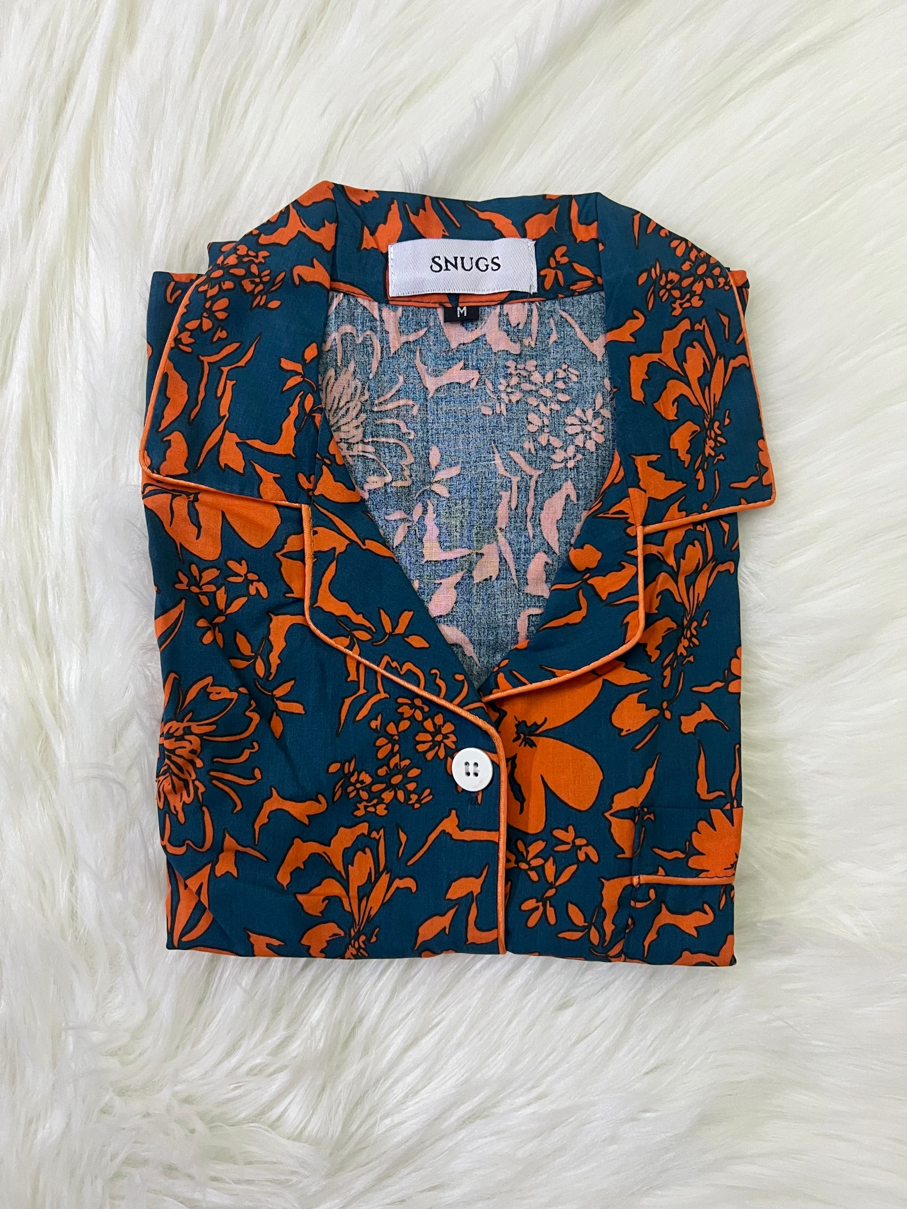 Teal Bloom Sleepwear