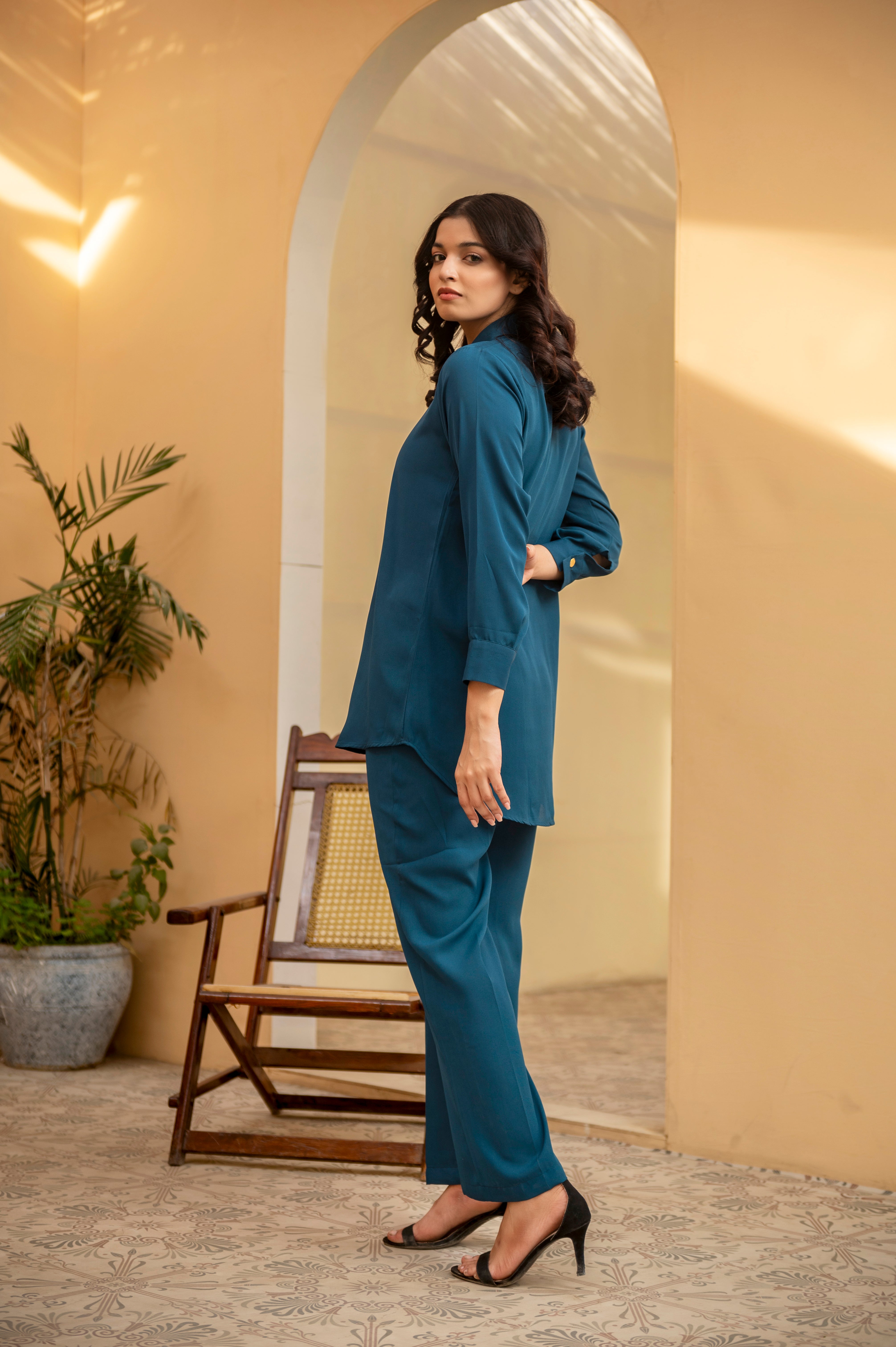 Turquoise Co ord Set