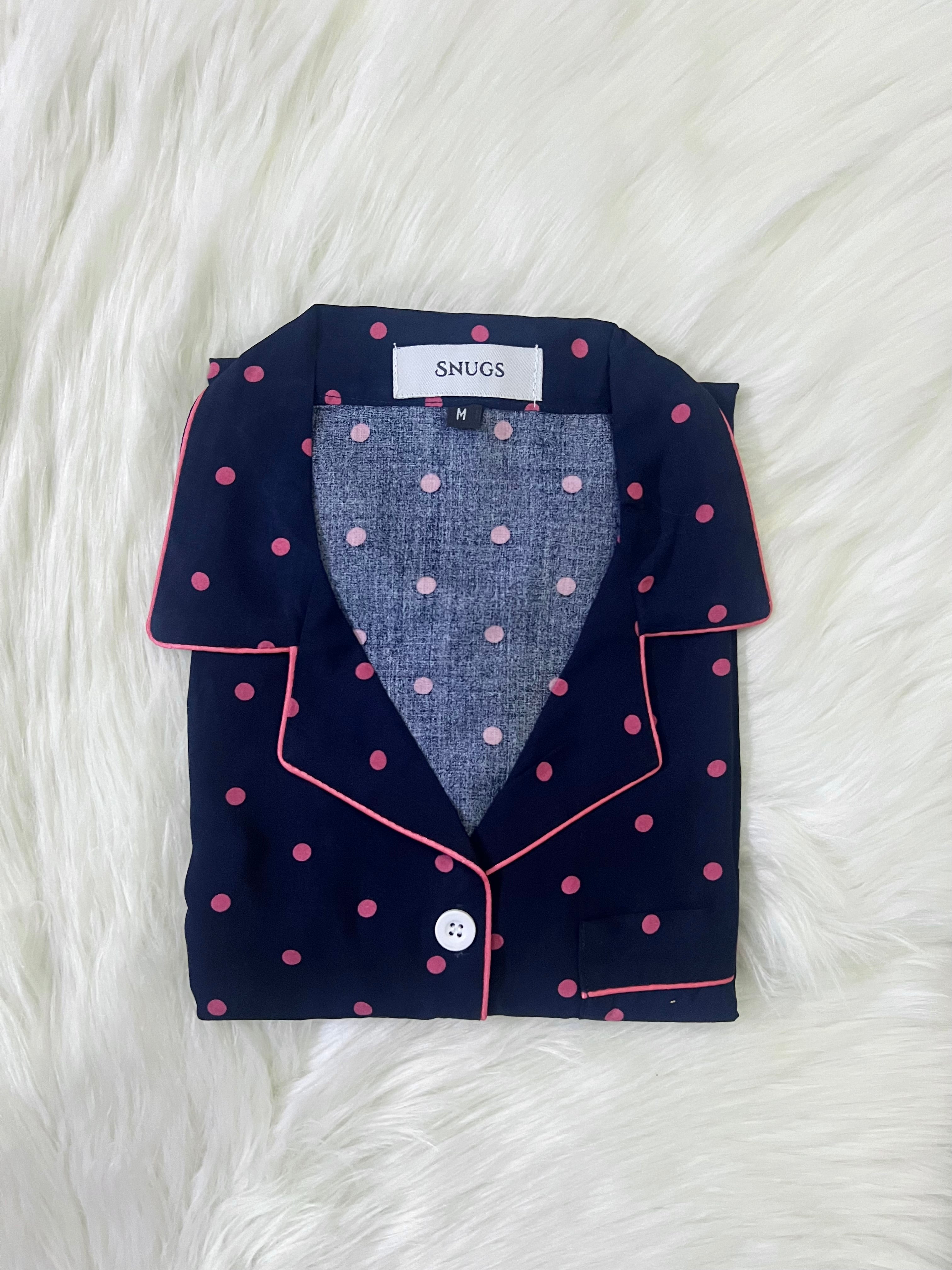 Navy Dots Sleepwear