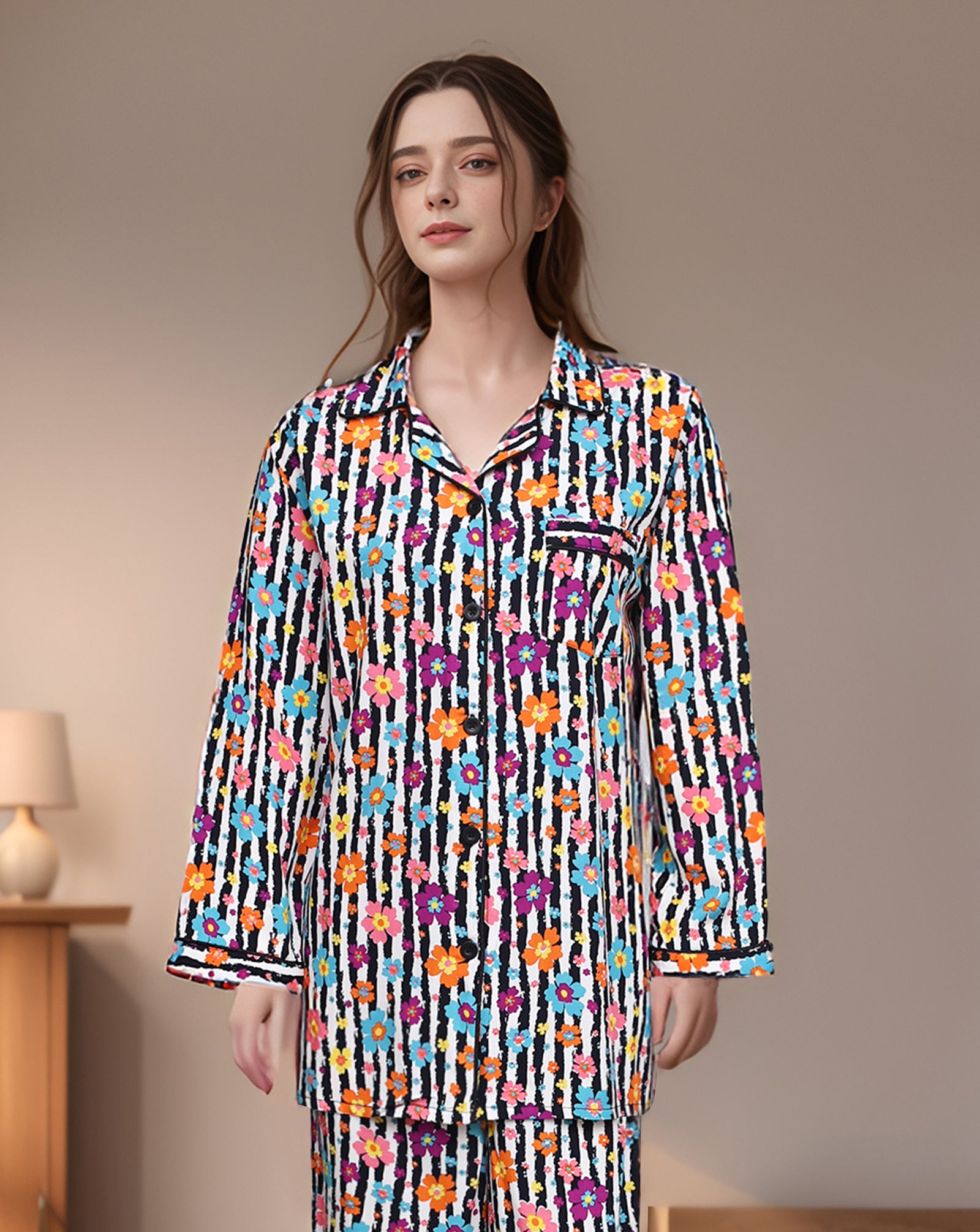 Flower Fusion Sleepwear