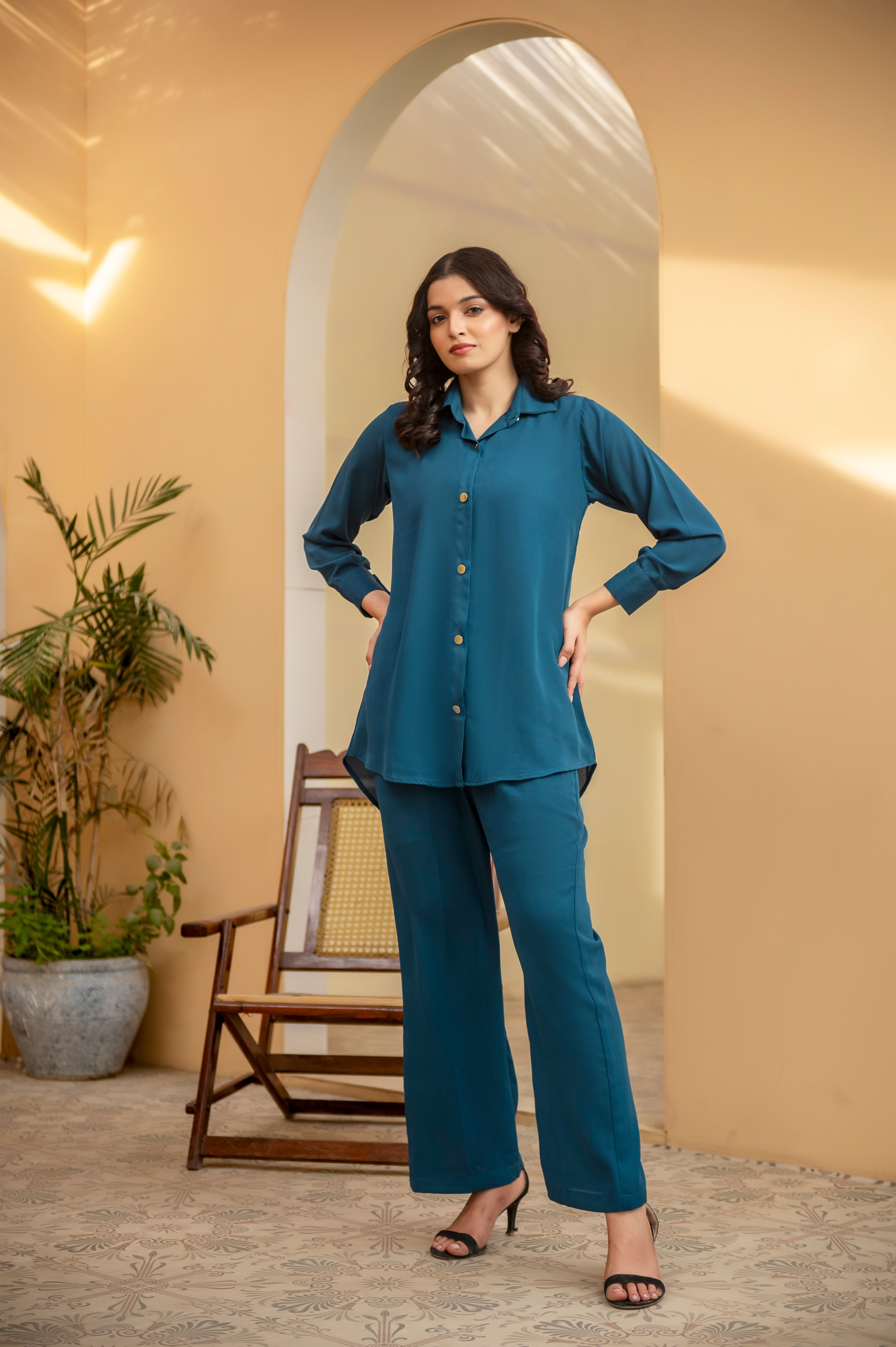 Turquoise Co ord Set