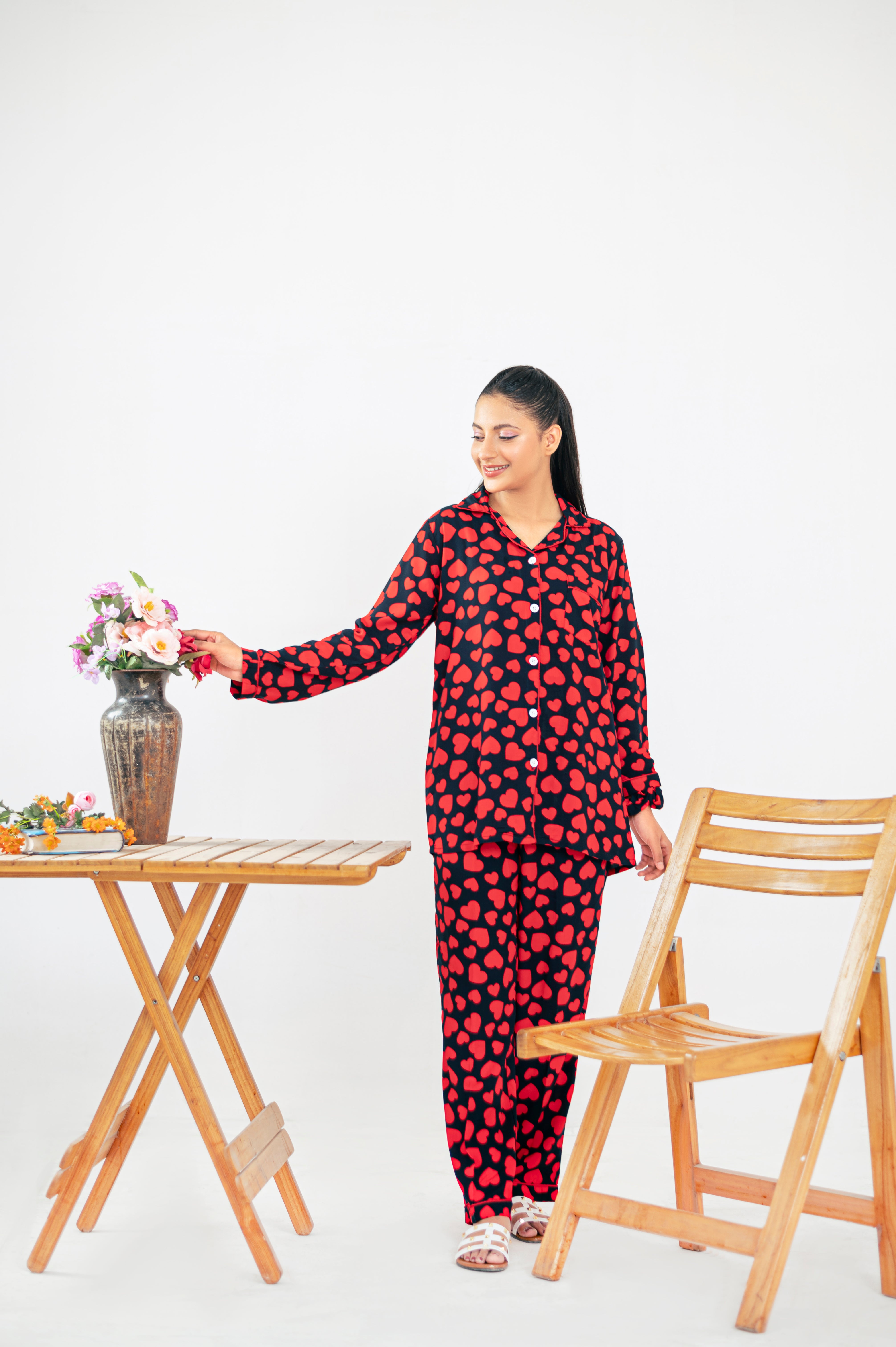 Midnight Hearts  Sleepwear