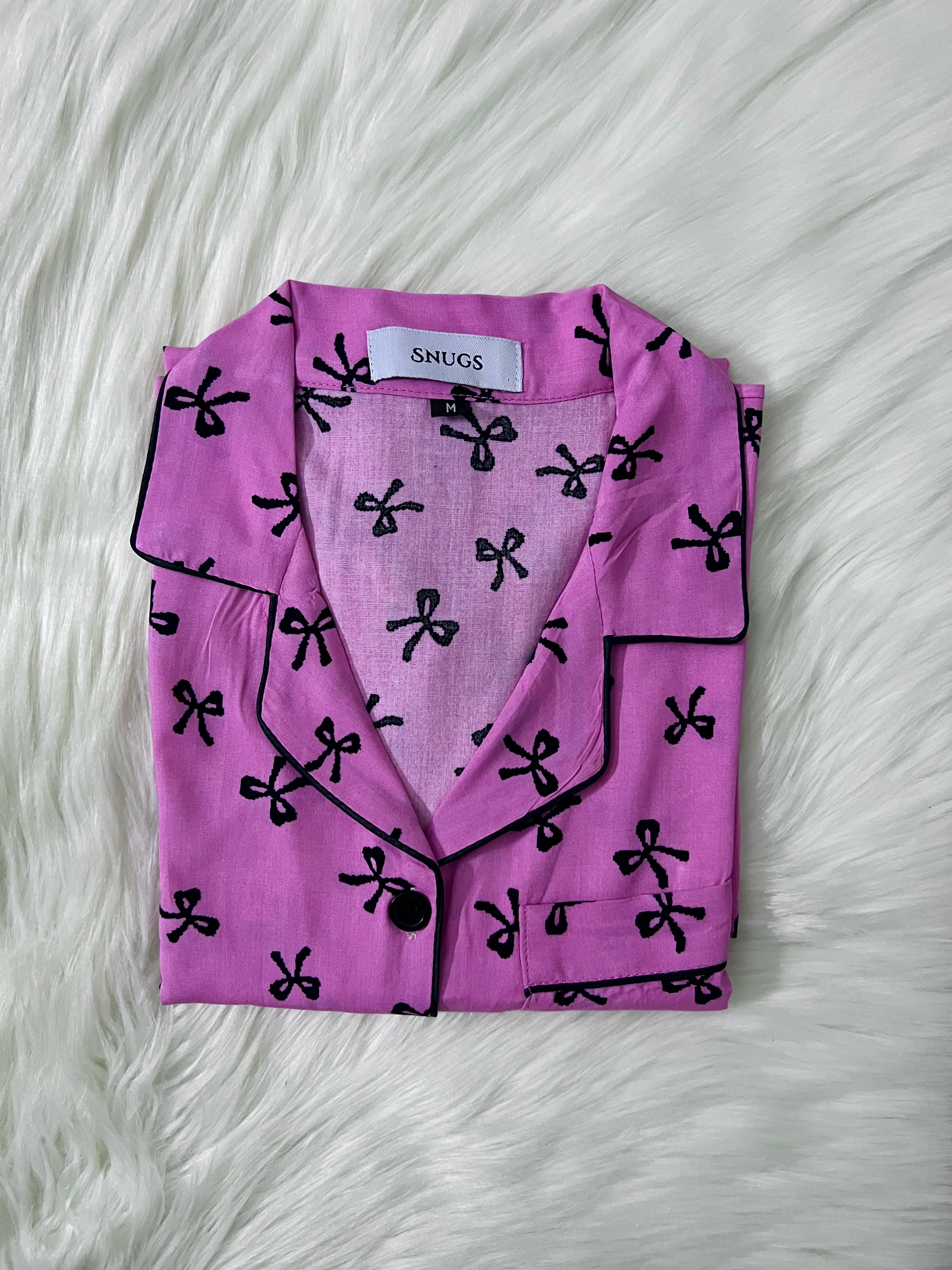 Pink Bow Sleepwear