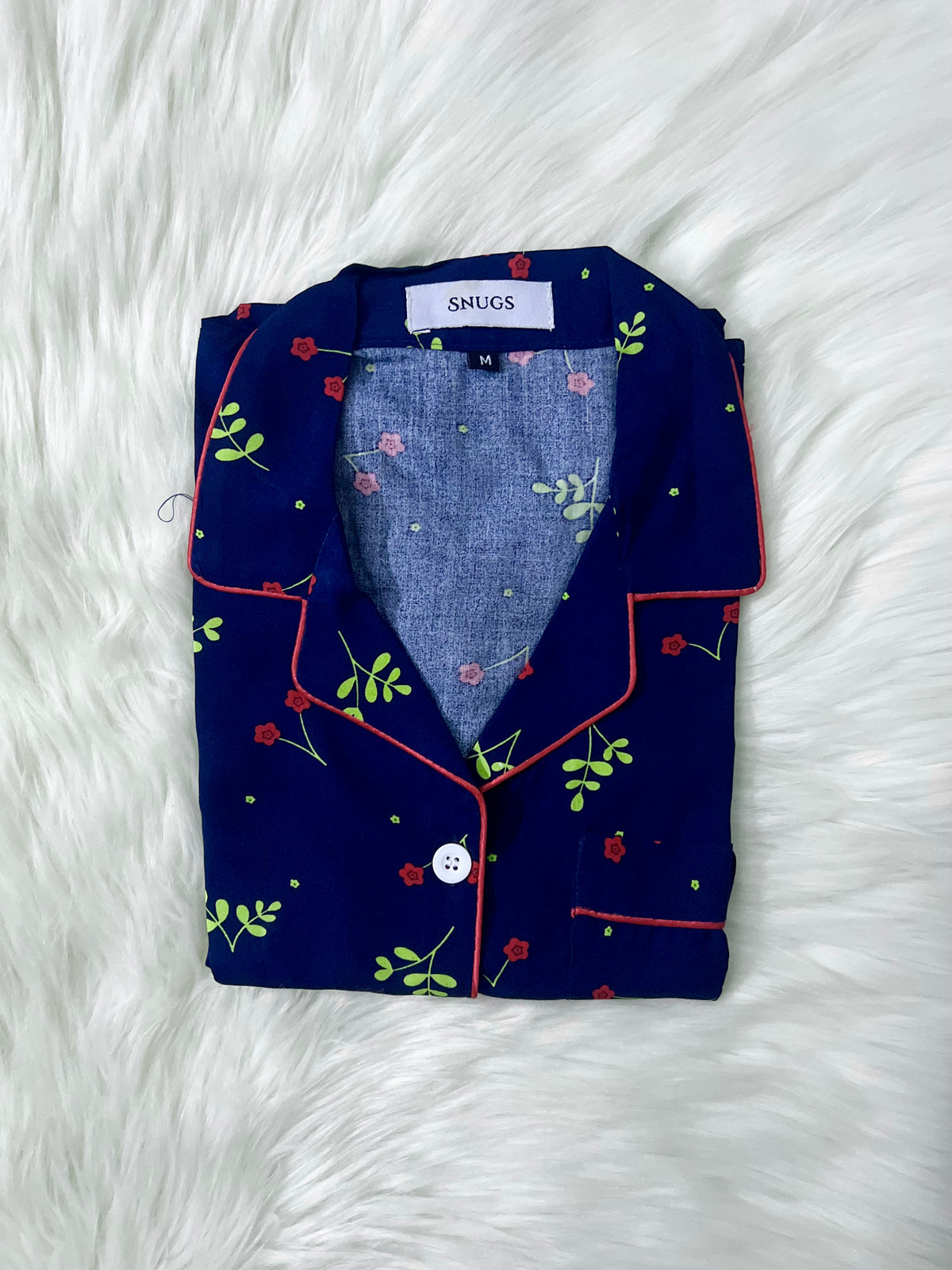 Navy Floral Sleepwear