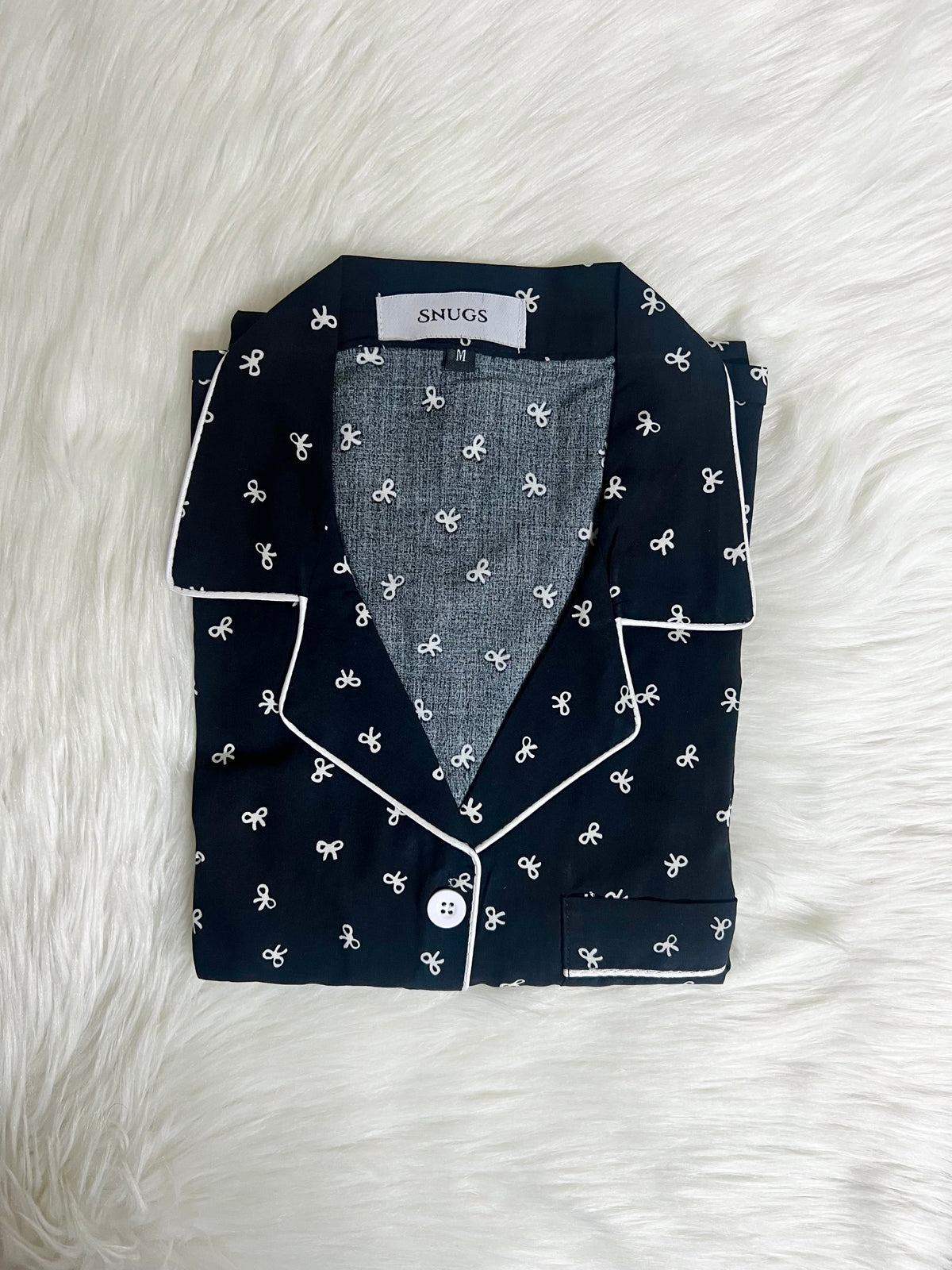 Black Bow Sleepwear