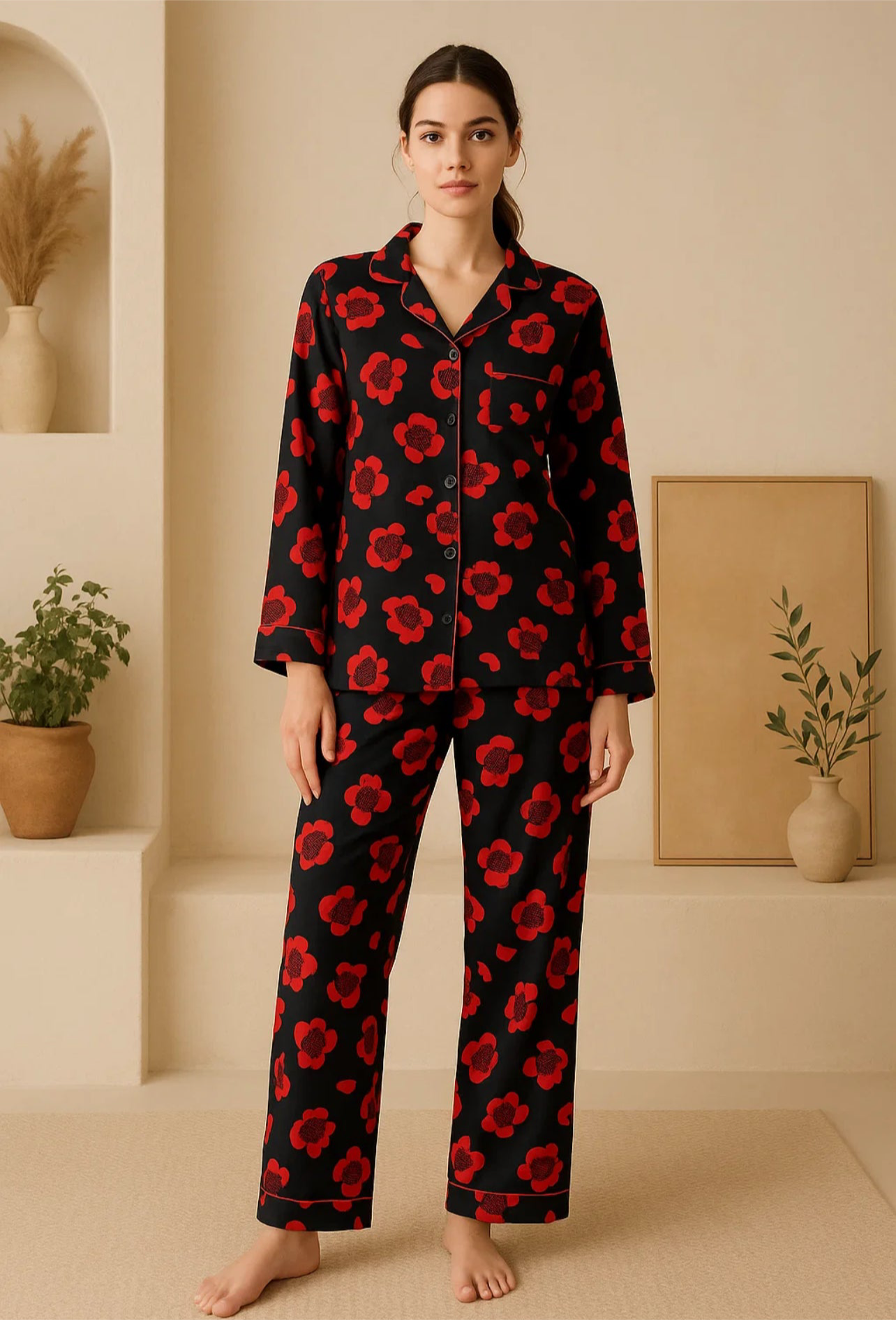 Red Whisper Sleepwear