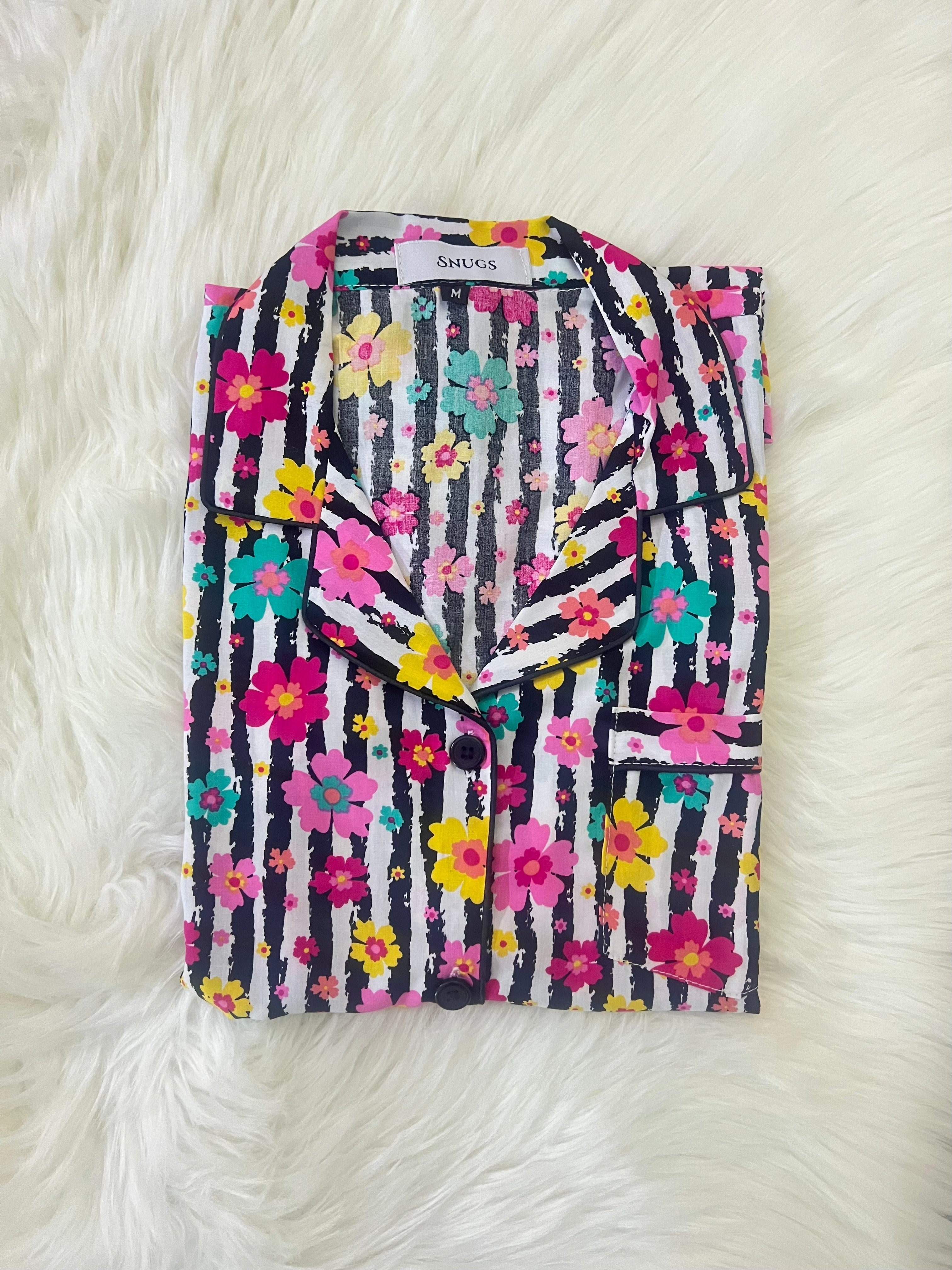 Flower Fusion Sleepwear